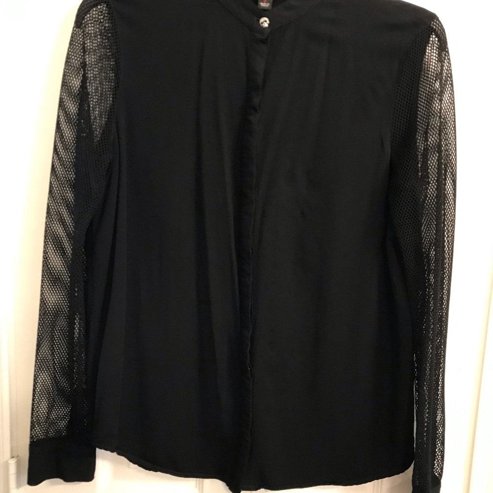 Rock & Republic Black Button Down Shirt